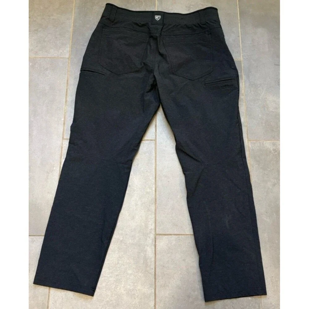 KUHL Deceptr Pants Mens 34X30 Black Hiking Outdoor Stretch TuffLite Nylon